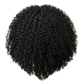 Afro Curly Half Wig