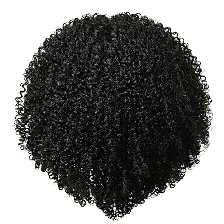 Afro Curly Half Wig